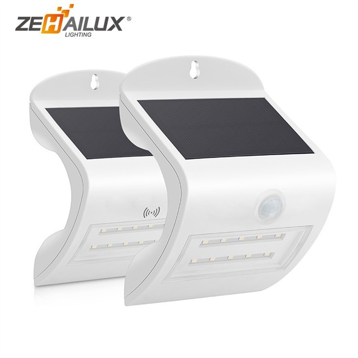 Luz de pared solar con sensor Pir