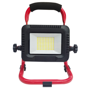 Luz de trabajo LED con puerto USB, recargable, plegable, para exteriores, resistente al agua, IP54, clase Ⅲ