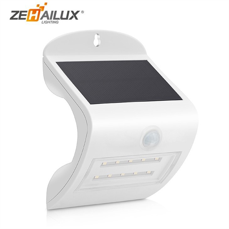 Luz de pared solar con sensor Pir