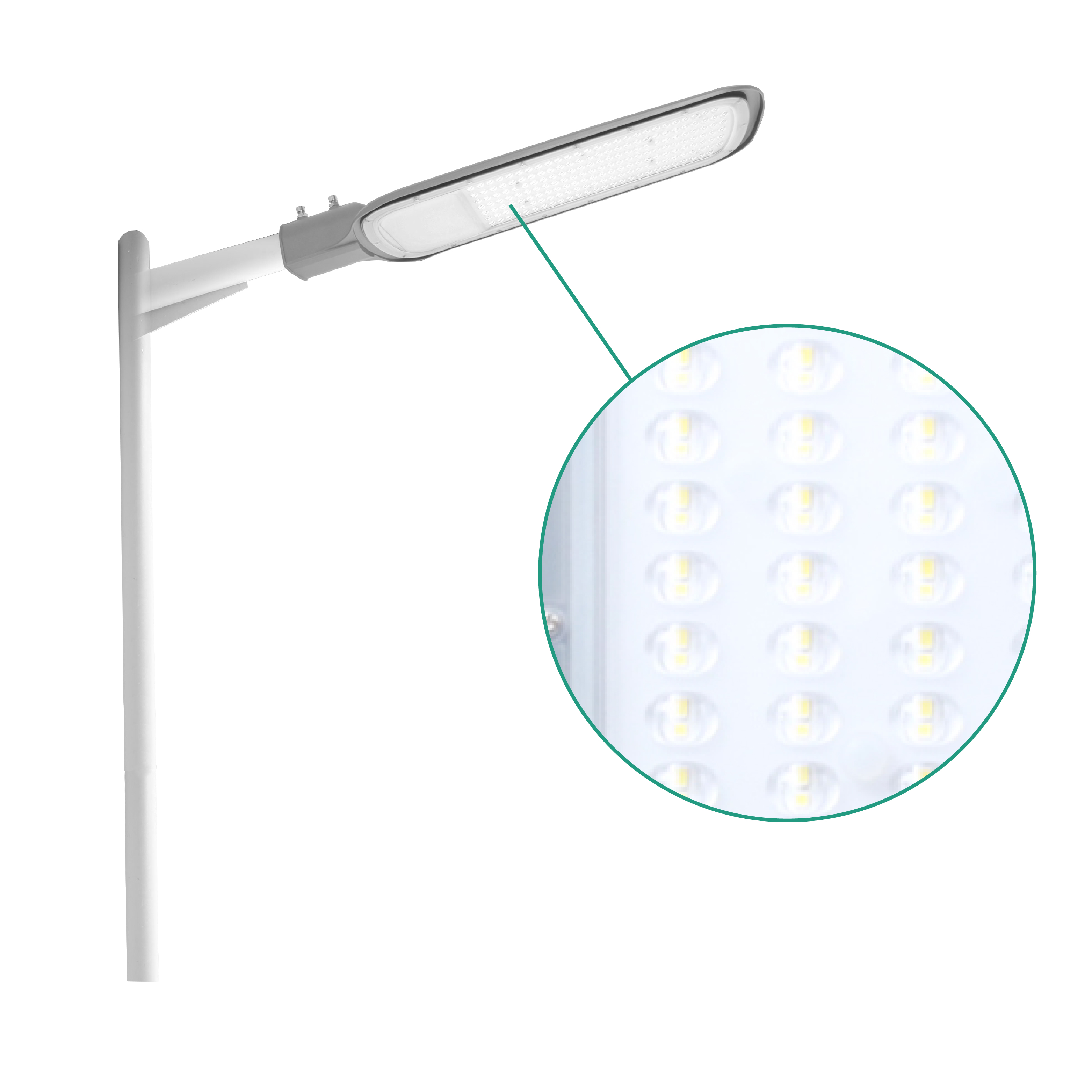 Venta directa de fábrica, luz de calle LED resistente al agua IP65 con lúmenes más brillantes y rentable