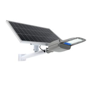 Venta caliente luz blanca Ip65 impermeable al aire libre jardín 60 vatios farola LED solar Aspecto delicado alta eficiencia impermeable al aire libre 120w farola LED solar