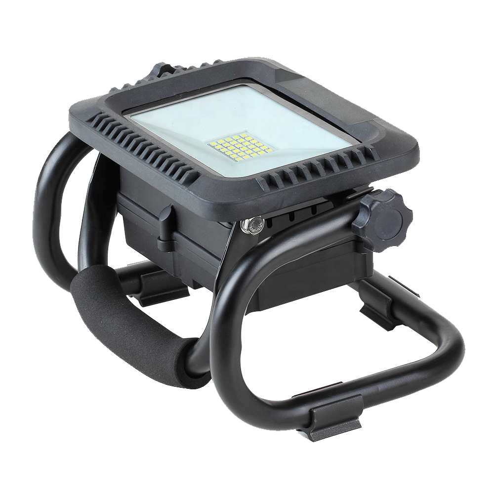 Luz de trabajo LED con puerto USB, recargable, plegable, para exteriores, resistente al agua, IP54, clase Ⅲ