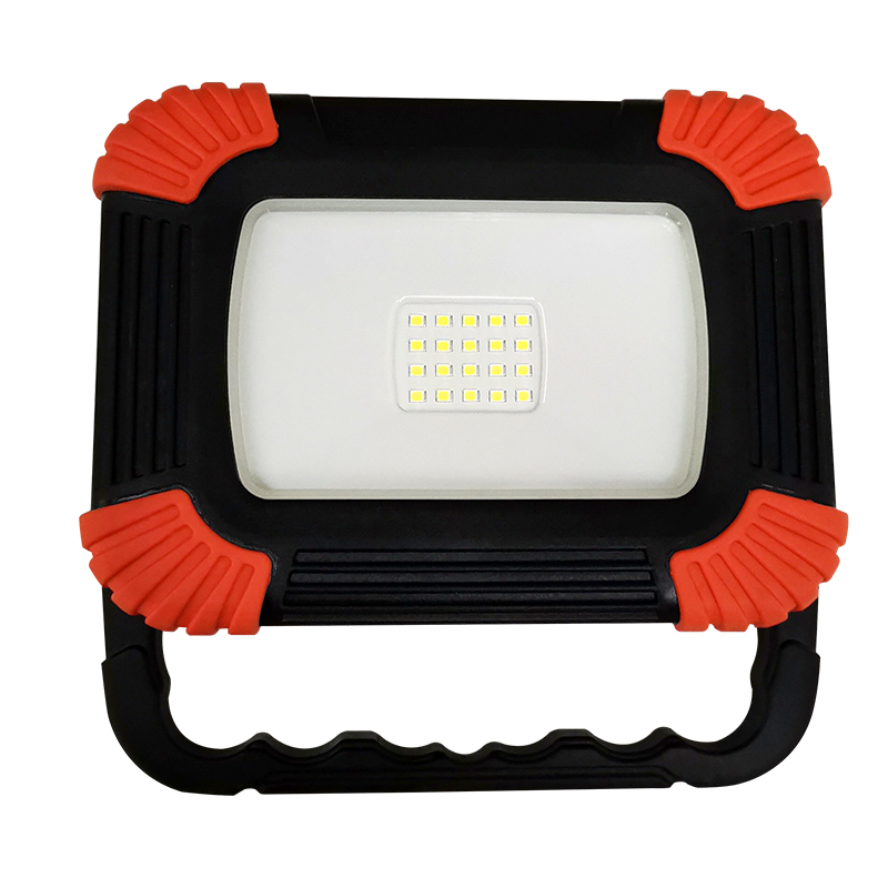 Luz de trabajo LED con puerto USB, recargable, plegable, para exteriores, resistente al agua, IP54, clase Ⅲ